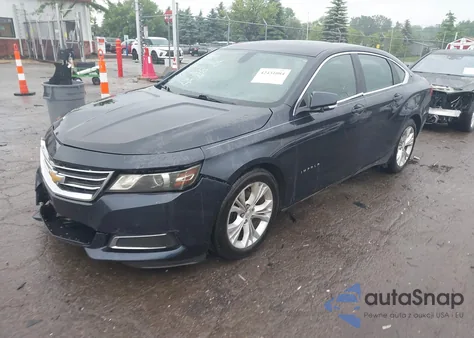 2014 Chevrolet Impala 2Lt из США, поврежденный, VIN 2G1125S32E9208728